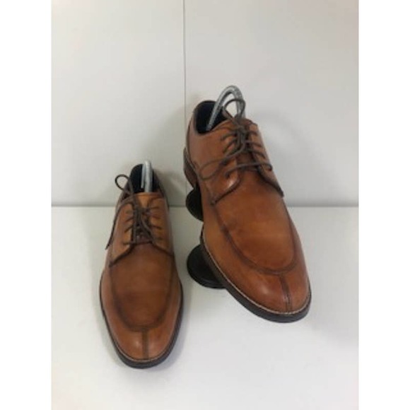 Cole Haan Leather Lenox Hill Split Oxford Dress Shoes British Tan Mens US 8 M